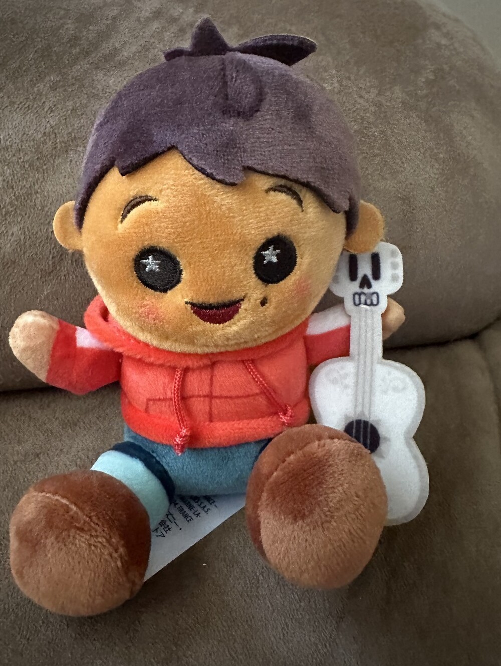 Plush Kids Guitar Doll - Red Hoodie Plush Toy